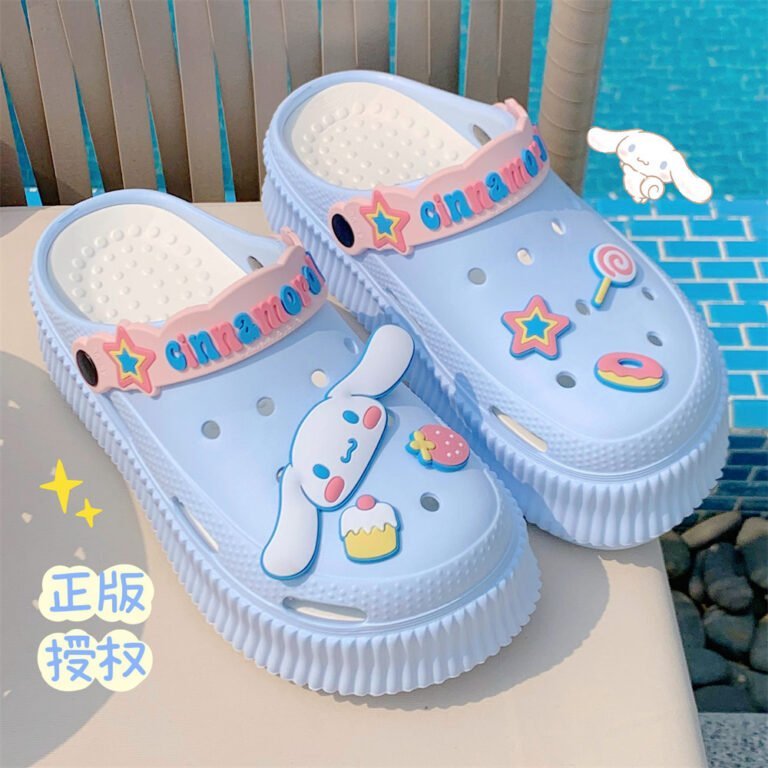 Kawaii Sanrio My Melody Elevator Crocs Sandals LoliFairies Kawaii Shop