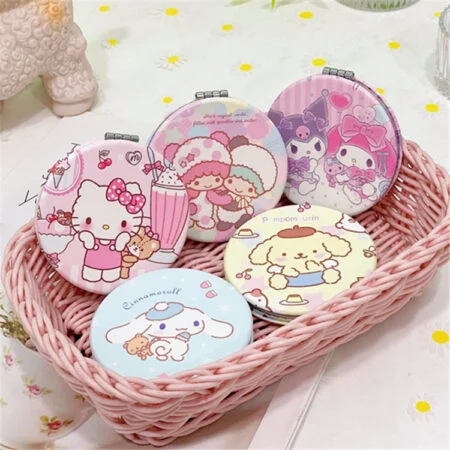 kawaii Sanrio Hello Kitty Mini Makeup Compact Pocket Mirror