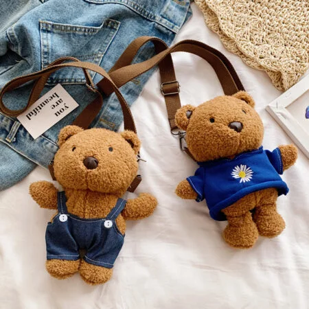 Kawaii Bear Plush Shoulder Bag