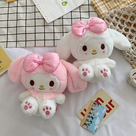 Kawaii Sanrio My Melody Plush Doll Backpack