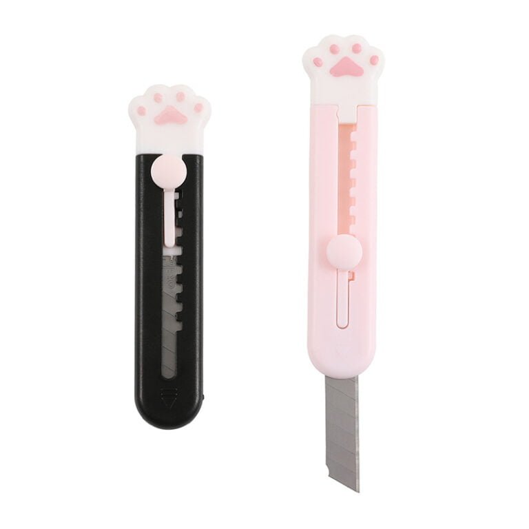 Kawaii Cute Cat Paw Mini Box Cutter – LoliFairies Kawaii Shop