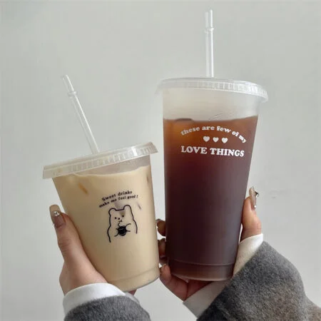 Kawaii Korean Style Reusable Coffee & Milk Tea Cup