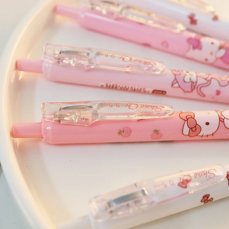 Kawaii Sanrio Hello Kitty Retractable Press Neutral Pen 0.5mm - Image 10