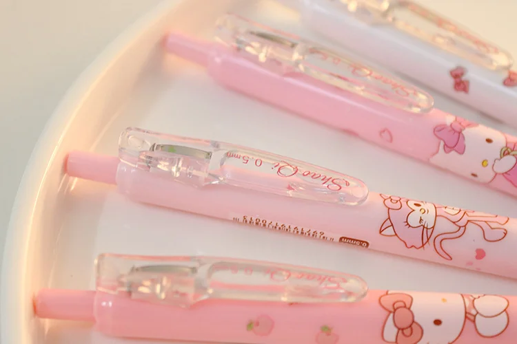 Kawaii Sanrio Hello Kitty Retractable Press Neutral Pen 0.5mm - Image 16