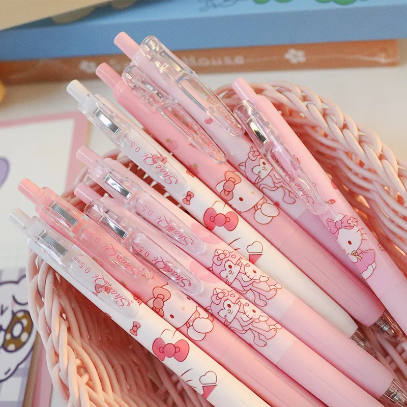 Kawaii Sanrio Hello Kitty Retractable Press Neutral Pen 0.5mm - Image 6