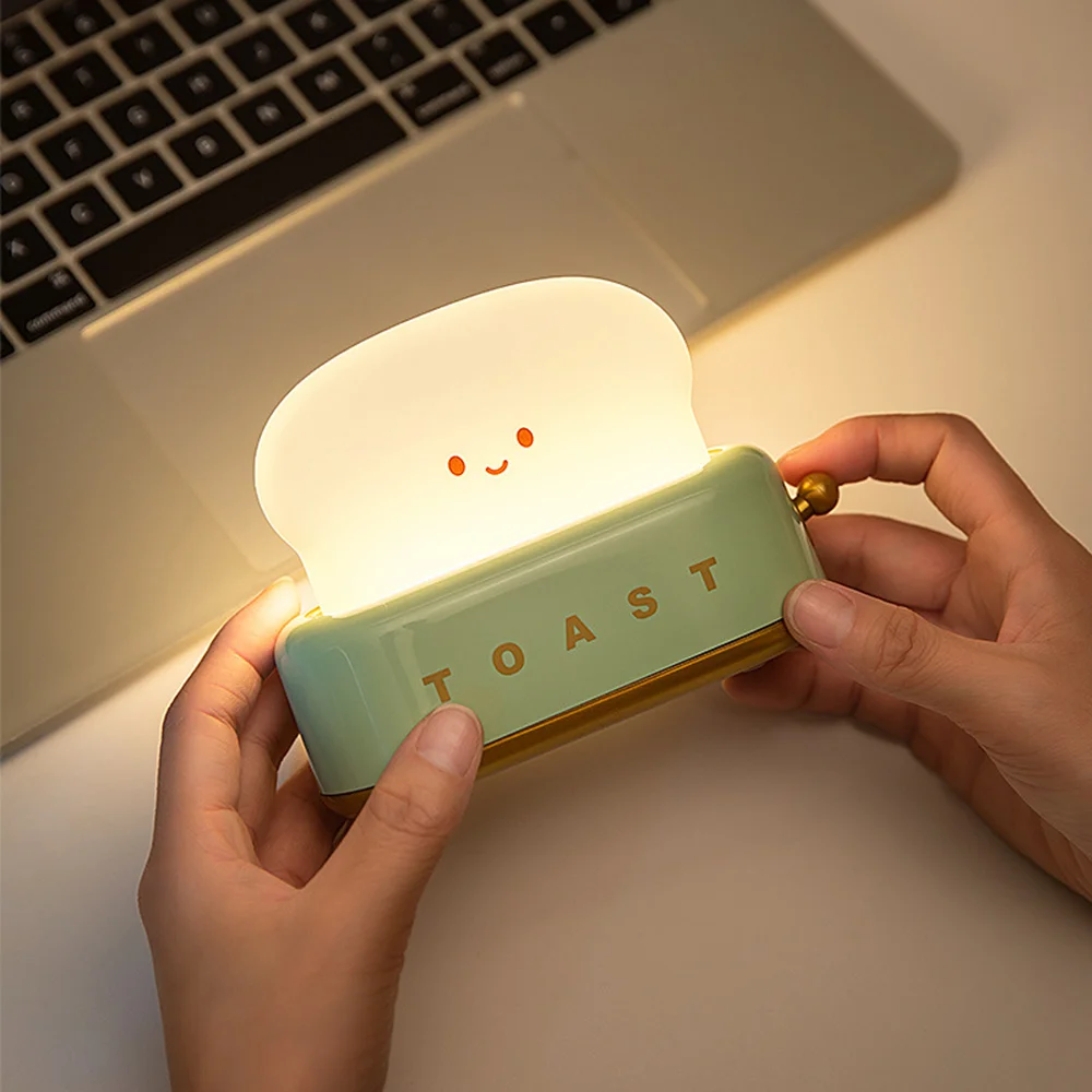 Kawaii Toaster Shape USB Night Light - Image 5