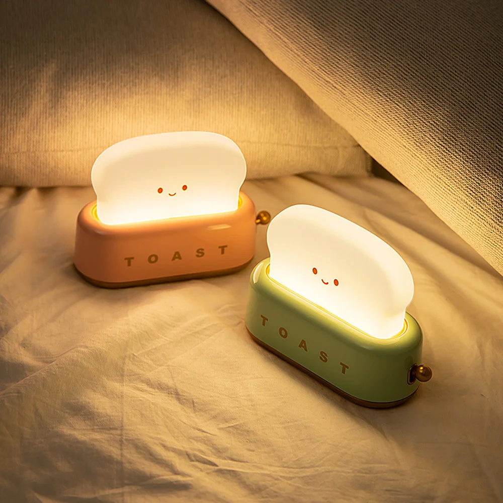 Kawaii Toaster Shape USB Night Light