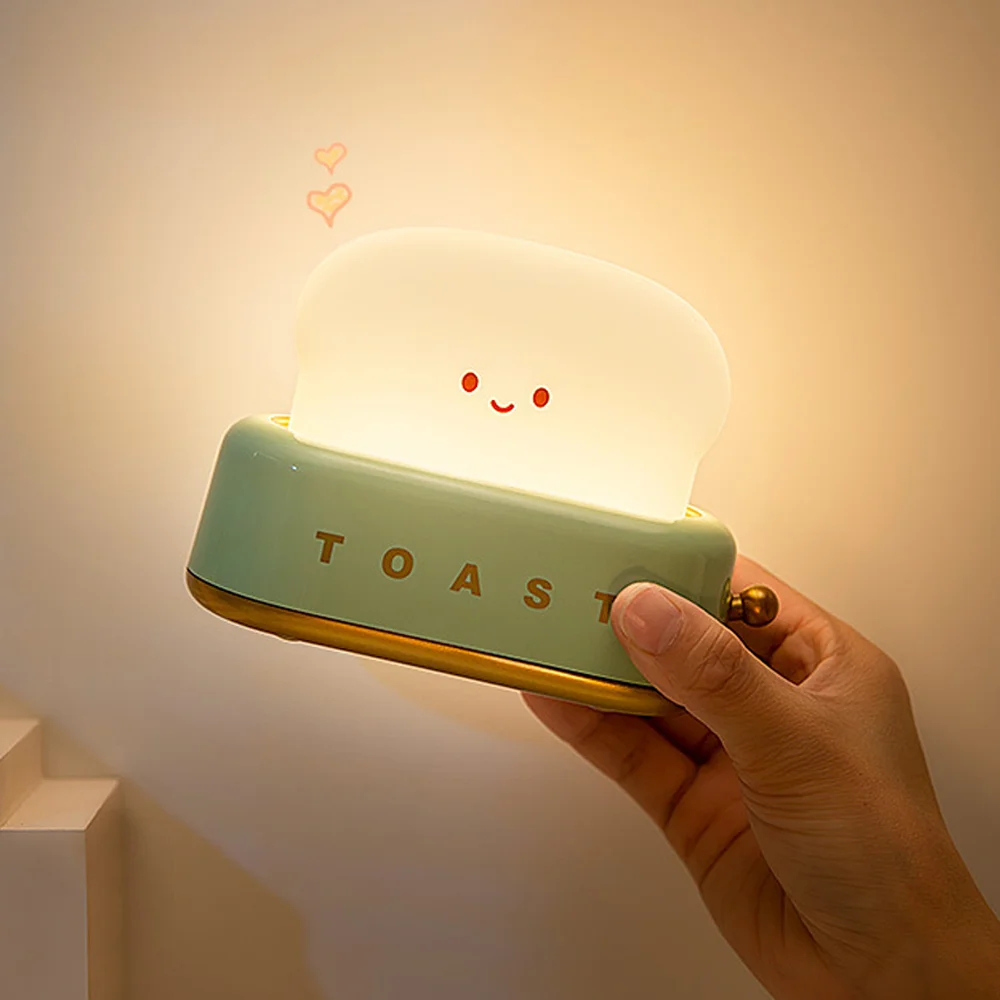 Kawaii Toaster Shape USB Night Light - Image 3