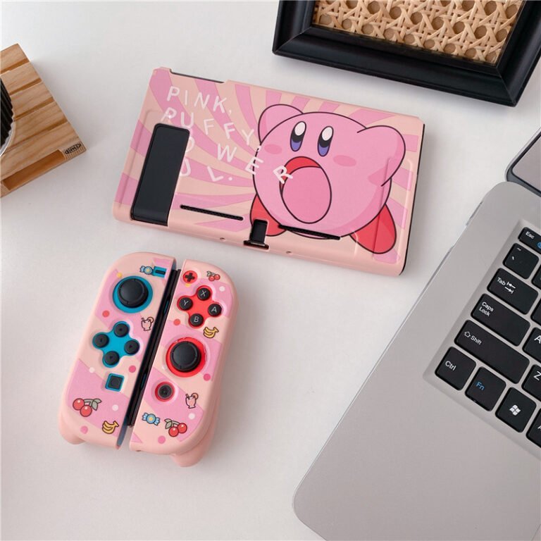 Kawaii Kirby Nintendo Switch Case – LoliFairies Kawaii Shop