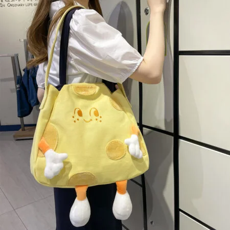 Cheese Canvas Tote Bag