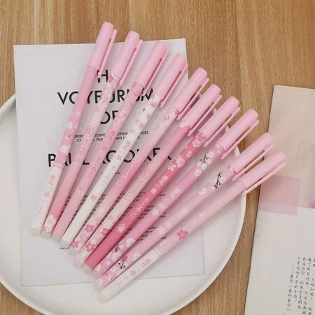Kawaii Cherry Blossom Erasable Gel Pen