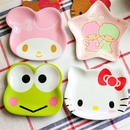 Kawaii Sanrio Hello Kitty / My Melody Snack Plate