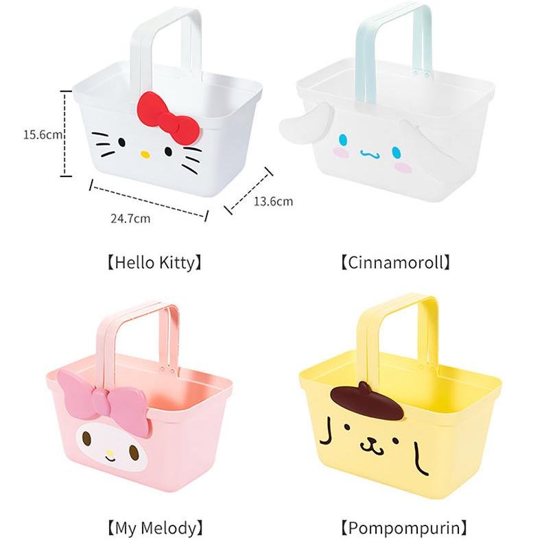 Kawaii Sanrio Cinnamoroll Kuromi My Melody Portable Shower Caddy