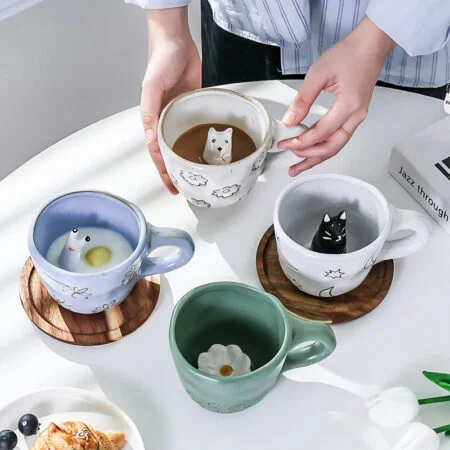 Kawaii Creative Animals Inside Mug 12oz (360ml)