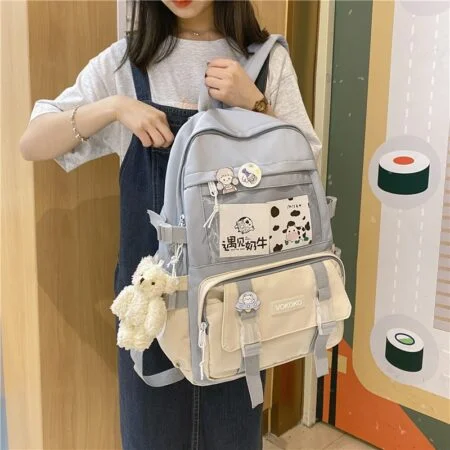 Kawaii Bear Pastel Backpack