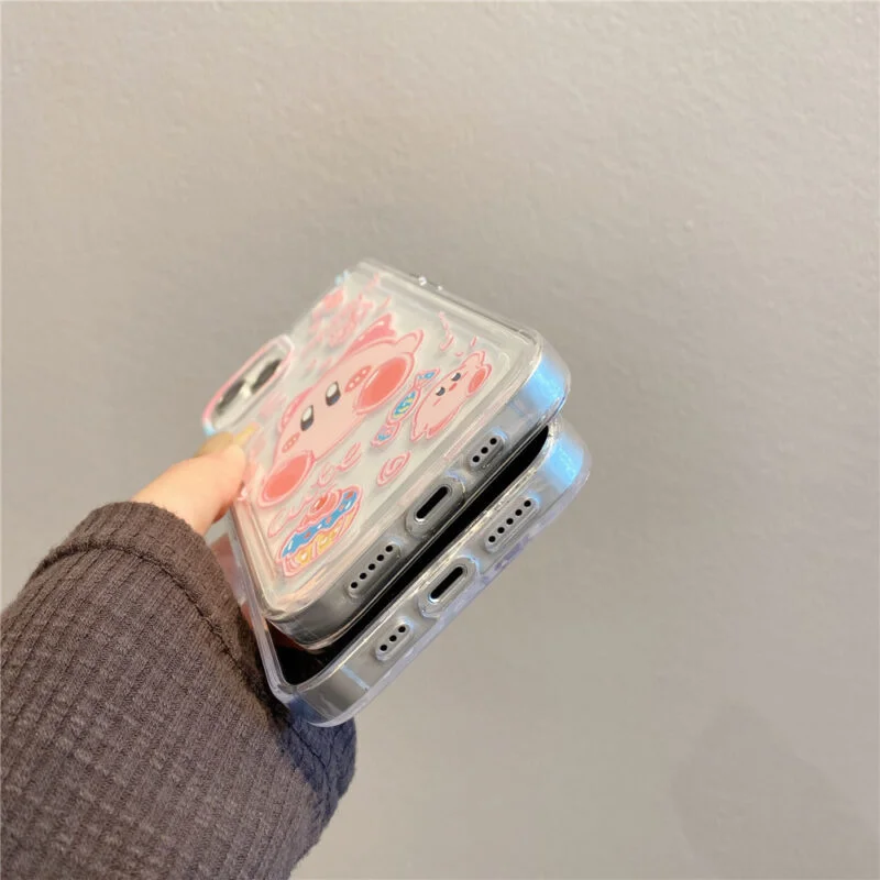 Kawaii Kuromi & Kirby Transparent iPhone Case - Image 8