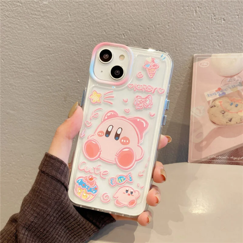 Kawaii Kuromi & Kirby Transparent iPhone Case - Image 5