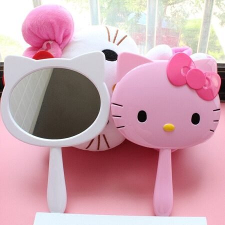 Kawaii Sanrio Hello Kitty Handheld Vanity Mirror