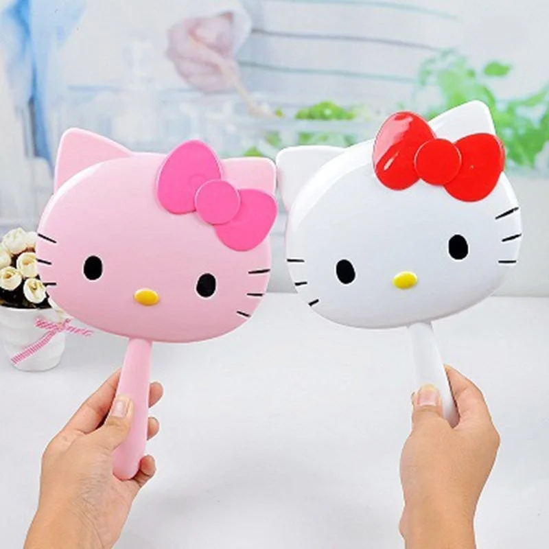 Kawaii Sanrio Hello Kitty Handheld Vanity Mirror