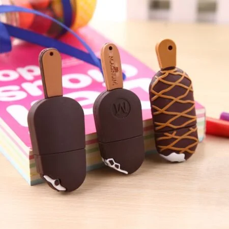 Kawaii Chocolate Ice Cream Shape USB Drive Disk 64GB 