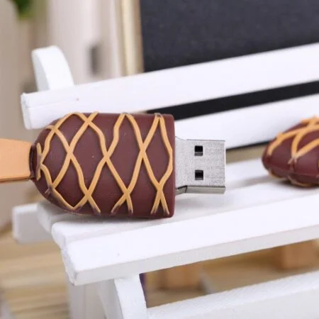 Kawaii Chocolate Ice Cream Shape USB Drive Disk 64GB 