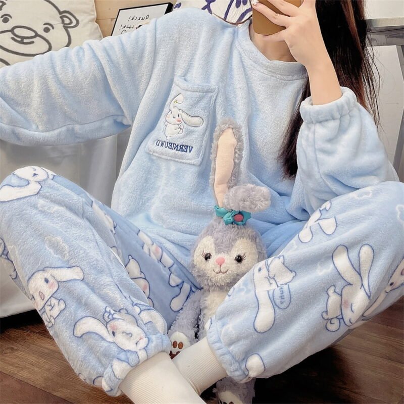 Kawaii Sanrio Cinnamroll Warm Pajamas - Image 5