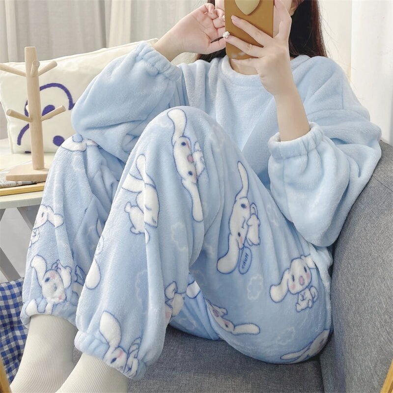 Kawaii Sanrio Cinnamroll Warm Pajamas - Image 4