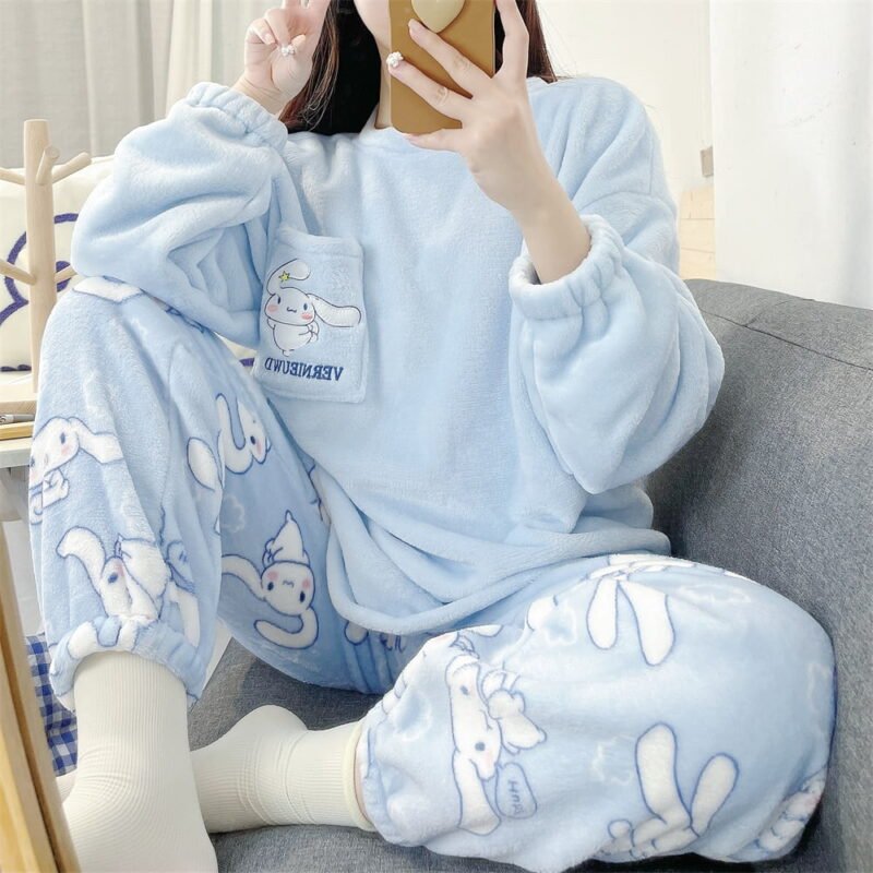 Kawaii Sanrio Cinnamroll Warm Pajamas - Image 3