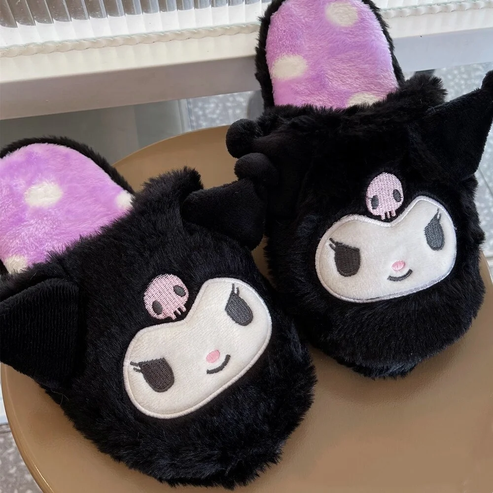 Kawaii Sanrio Plush Non-slip Slippers - Image 4