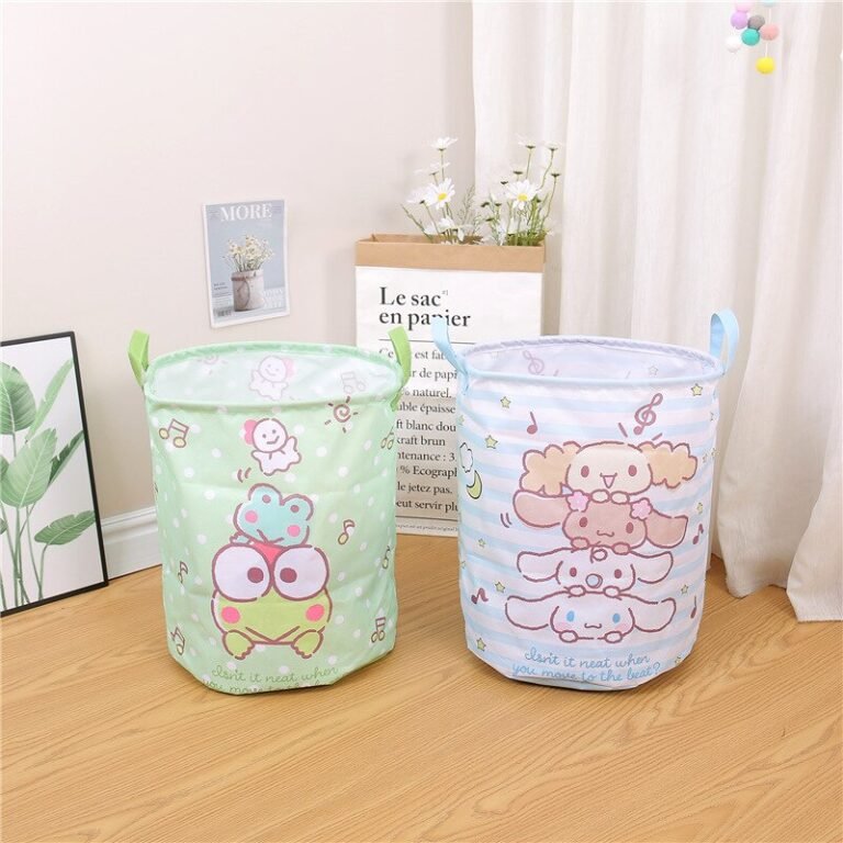 Kawaii Sanrio Hello Kitty My Melody Laundry Hamper – LoliFairies Kawaii ...